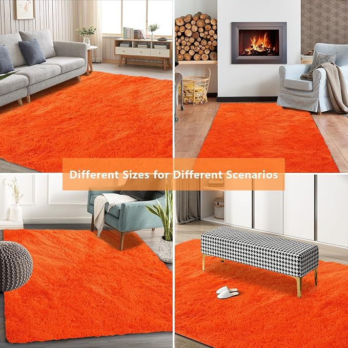 Shag Area Rugs for Bedroom Living Room, Indoor Carpet Nursery Rugs for Kids - Image 9