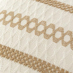 MIULEE Set of 2 Neutral Boho Decorative Pillow Covers 18x18 Inch Farmhouse - Image 4