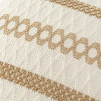 MIULEE Set of 2 Neutral Boho Decorative Pillow Covers 16x16 Inch Farmhouse - Image 4