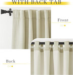 NICETOWN Room Darkening Bedroom Curtains 84 inches Long, Pinch Pleated Curtains - Image 8