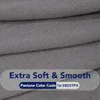 PureFit Super Stretch 4 Seater Sofa Slipcover – Spandex Non Slip Soft Couch - Image 5