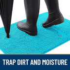 OLANLY Dog Door Mat for Muddy Paws 35x24, Absorbs Moisture and Dirt, Absorbent - Image 2