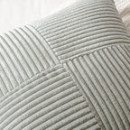 MIULEE Silver Grey Decorative Throw Pillow Covers 18x18 Inch - Image 2