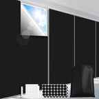 FADOTY 100% Blackout Curtains, Portable Black Out Window Cover Film, Cuttable by FADOTY