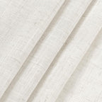 Beige White Linen Curtains 72 Inch Length - Image 7