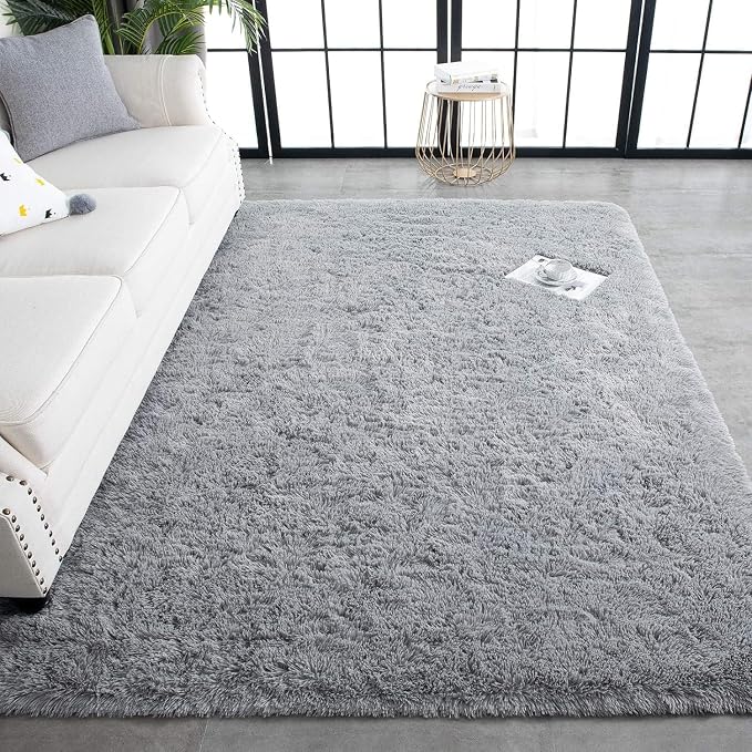 TWINNIS Super Soft Shaggy Rugs Fluffy Carpets, 5x7 Feet, Indoor Modern Plush - Image 8