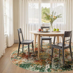 Washable Area Rugs 6ft Non-Slip Modern Abstract Soft - Image 3