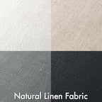MIULEE Neutral Cream/Gray Linen Pillow Covers Pack of 4 Decorative Natural - Image 2