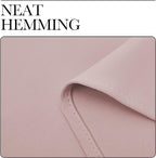 NICETOWN Modern Blackout Curtains Noise Reducing, Blush Pink, 2 Panels - Image 6