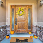 UINI Door Mat Outdoor Indoor Welcome Mats, Cute Cat Front Doormat, Non Slip - Image 8