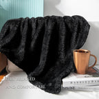 Exclusivo Mezcla Plush Fuzzy Fleece Bed Blanket King Size, Super Soft, Fluffy - Image 6
