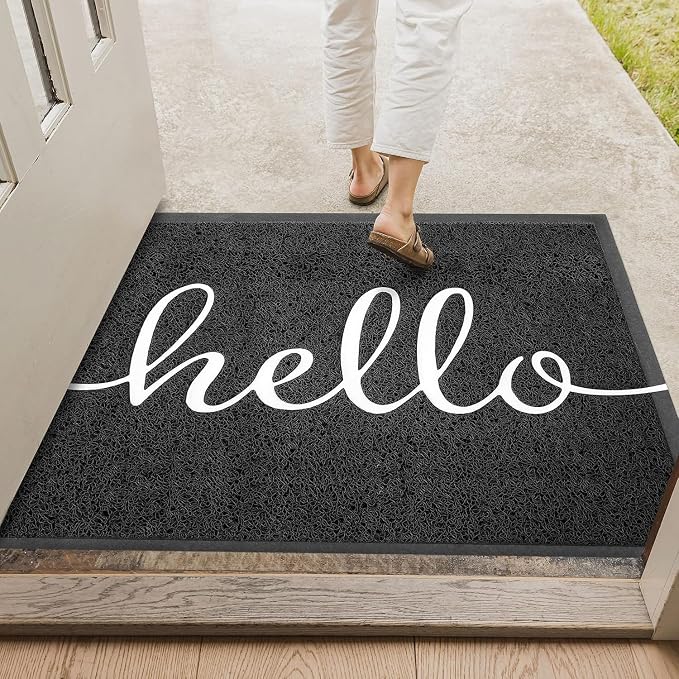 EARTHALL Funny Hello Mats Outside/Inside 48"x32", Front Door Mat Outdoor - Image 5