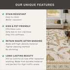 Hazo Haus 3x5 Washable Non-Slip Bathroom Rug, Colorful Insect Rug - Image 7