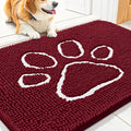 Smiry Dog Door Mat for Muddy Paws, Absorbent Dirt Trapper Non Slip Quick Dry by Smiry