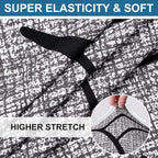 Smiry Printed Couch Cushion Covers, Stretch Soft Couch Covers - Image 3