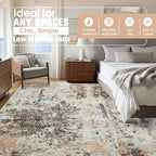 10x14 Area Rugs for Living Room Rug Washable: Abstract Large Rug Indoor Modern - Image 2