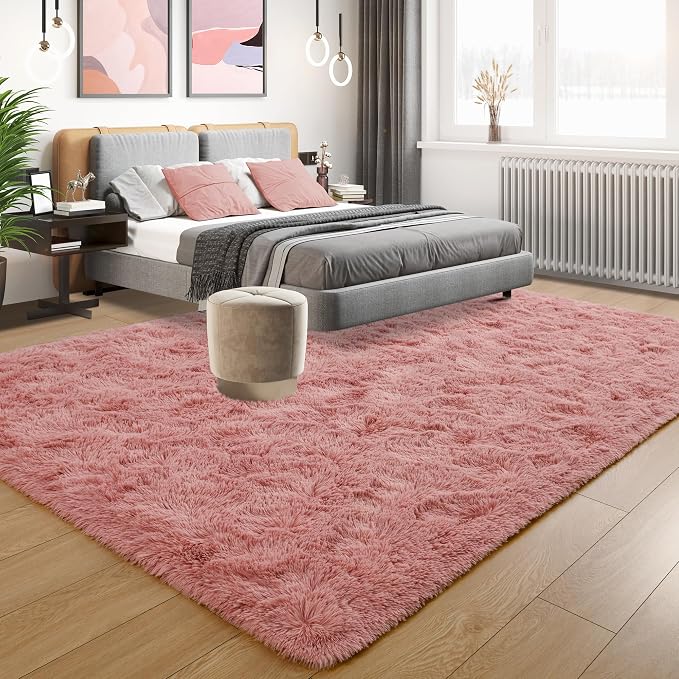 Tepook Super Soft Fluffy Rugs for Bedroom, Shag 5x8 Area Rugs for Living Room - Image 2