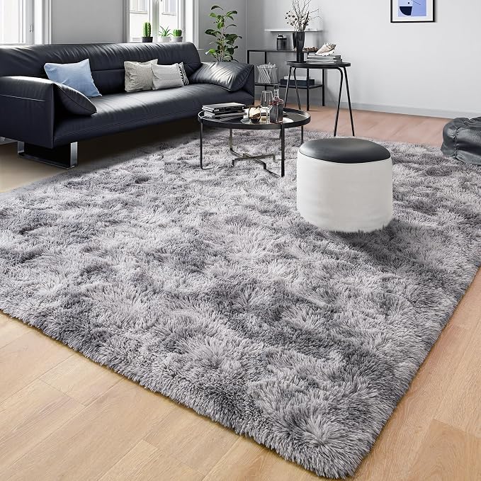 Tepook Soft Fluffy Rugs for Bedroom, 4x6 Area Rug for Living Room, Modern - Image 8
