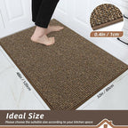 BEQHAUSE Kitchen Rugs 32"x48", Non-Slip Kitchen Mats - Image 2