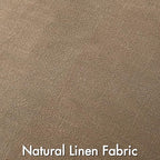 MIULEE Khaki Linen Pillow Covers Pack of 4 Decorative Natural Solid Throw - Image 2