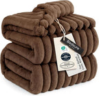 Bedsure GentleSoft Brown Full Blanket by BEDSURE