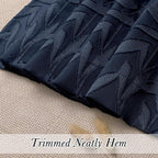Lecloud Leia Navy Blue Sheer Curtains - Image 5