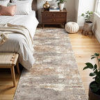 2x6 Washable Kitchen Runner Rug: Modern Abstract Runners - Image 2