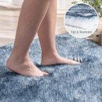 Ashler HOME DECO Soft Faux Fox Fur Rug Chair Couch Cover Area Rug - Image 5