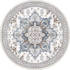OPPODREAM Soft Round Rug 5ft, Neutral Washable Circle Rug 5ft - Image 8