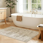 2x3 Washable Rugs for Kitchen, Powder Room Small Area Rug Non-Slip Vintage Low - Image 8