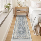 Kitchen Runner Rug Non Slip Washable 2.5x8, Soft Low Pile Entryway Rug Runners - Image 4
