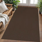KOZYFLY Washable Area Rug 4x6 ft Non Slip Rubber Backed Living Room Rugs by KOZYFLY