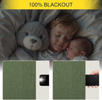 Pitalk Olive Green Blackout Curtains 63 Inch Length 2 Panel - Image 4