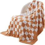 Bedsure GentleSoft Checkered Throw Blanket - Image 8
