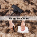 Pionblank 8x10 Rug for Living Room, Fuzzy Plush Large Area Rug Brown, Fluffy - Image 7