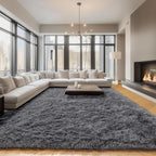 ONASAR Grey 8x10 Area Rugs for Living Room, Ultra Soft Plush Thick Shaggy Big - Image 4