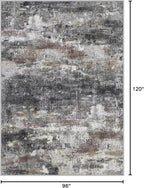 Area Rugs 8x10 for Living Room Bedroom, Modern Abstract Machine Washable Soft - Image 2