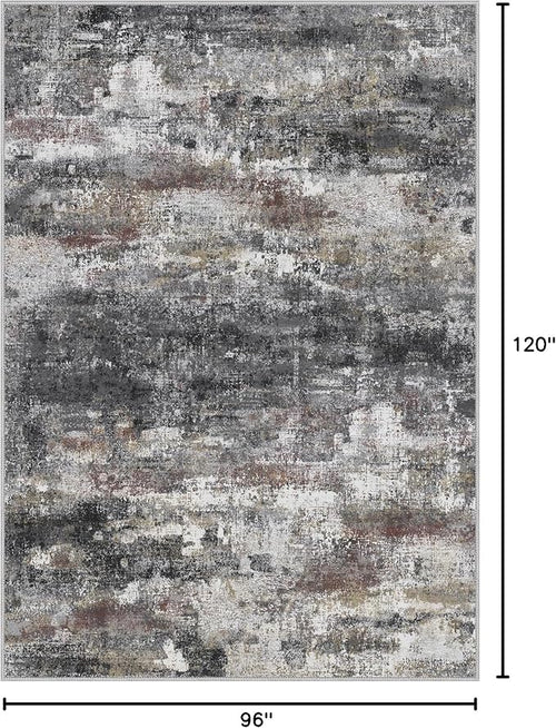 Area Rugs 8x10 for Living Room Bedroom, Modern Abstract Machine Washable Soft - Image 2