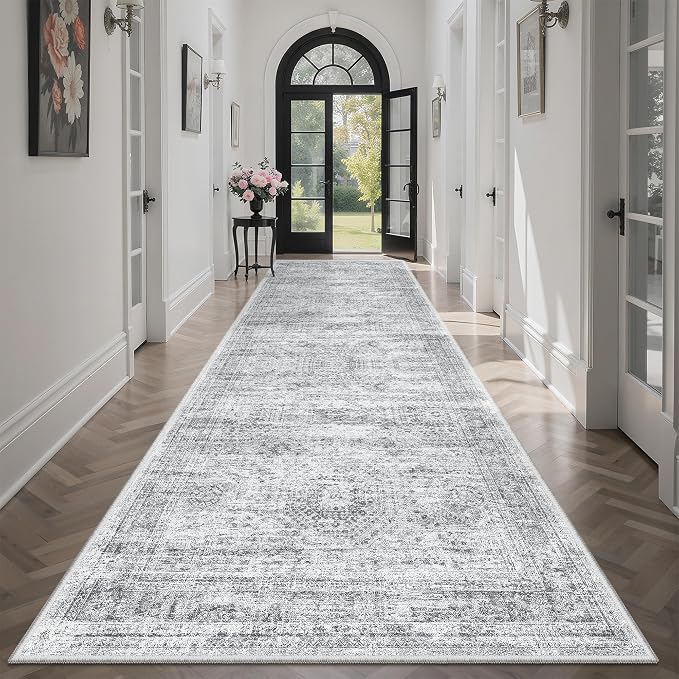 Runner Rug 3x10 Washable Non-Slip Hallway Runner Rugs - Image 3