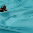 OVZME Turquoise Sheer Curtains 120 Inches Long 2 Panels Set, 59 Inch Extra Wide - Image 4