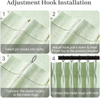 Sage Green Pinch Pleated 84 Inch Curtains - Image 6