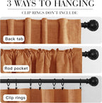 RYB HOME 100% Blackout Fall Curtains - Image 7
