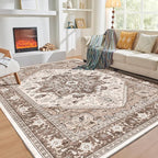 OPPODREAM Soft Area Rugs 4x6, Low-Pile Washable Rugs 4x6 by OPPODREAM