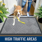 OLANLY Front Door Mat Outside Entrance 29.5x17, Heavy Duty Sturdy Natural - Image 6