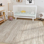 Nakagishi 5x8 Area Rugs Living Room: Washable Large Vintage Rug Neutral - Image 8