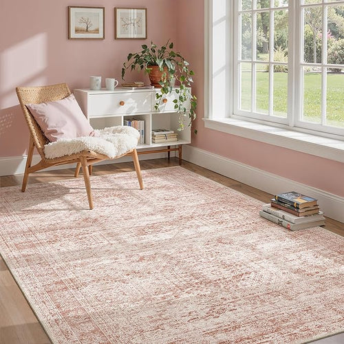 6x9 Area Rug for Living Room Washable Non-Slip Modern Rugs for Bedroom Dining by Soalmost