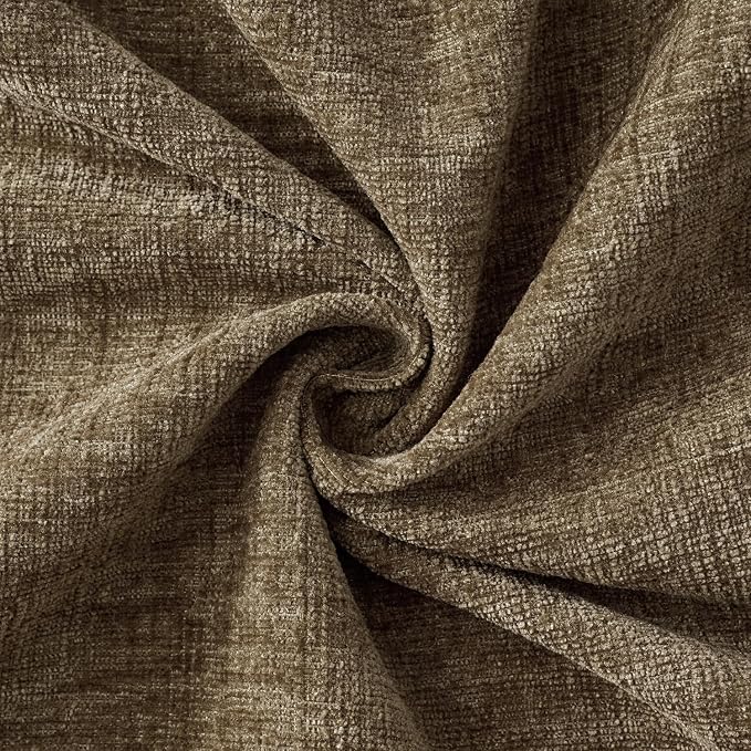 MIULEE Pack of 2 Coffee Throw Pillow Covers 16x16 Inch Soft Chenille Pillow - Image 2
