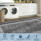 GarveeHome Washable Runner Rug 2x6 Modern Hallway Rug Non Slip Entryway Runner - Image 7
