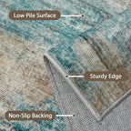 BEIMO Area Rugs 6x9 for Living Room Bedroom, Modern Abstract Machine Washable - Image 7