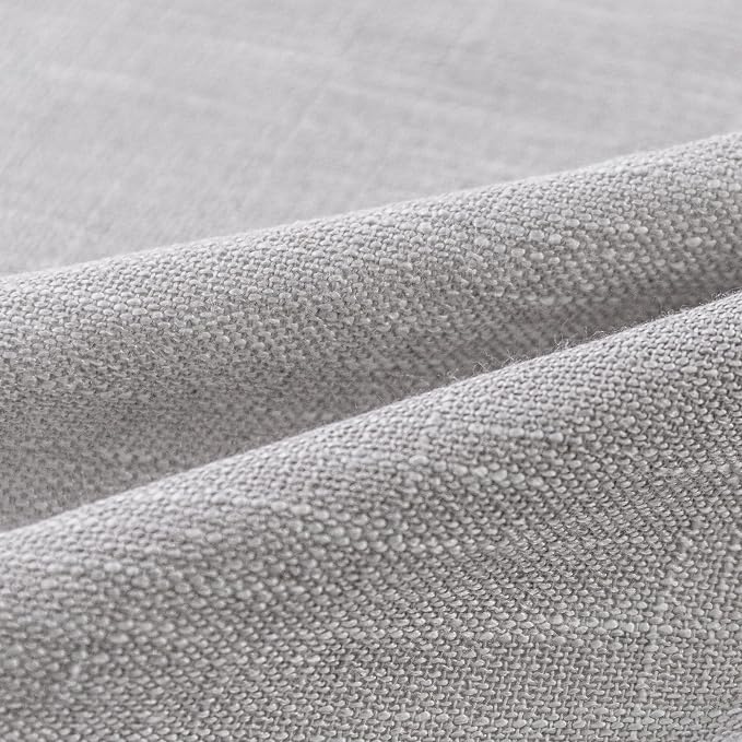 MYSKY HOME Grey Curtains 84 Inch Length, Living Room Curtains & Drapes Boho - Image 4